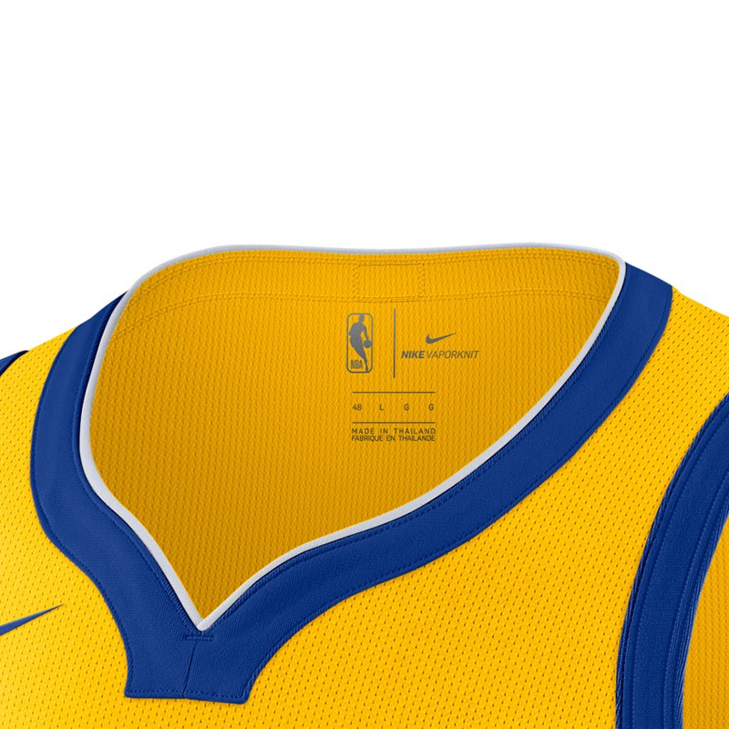 Мужская майка Nike NBA Jersey AU Golden State Warriors Curry (желтая) — фото 4