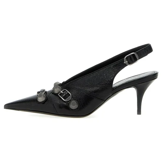 Balenciaga Cagole Slingback 70mm Pumps 'Black' Women's