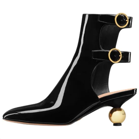 DIOR D-Idole Ankle Boots 6cm Women's Black