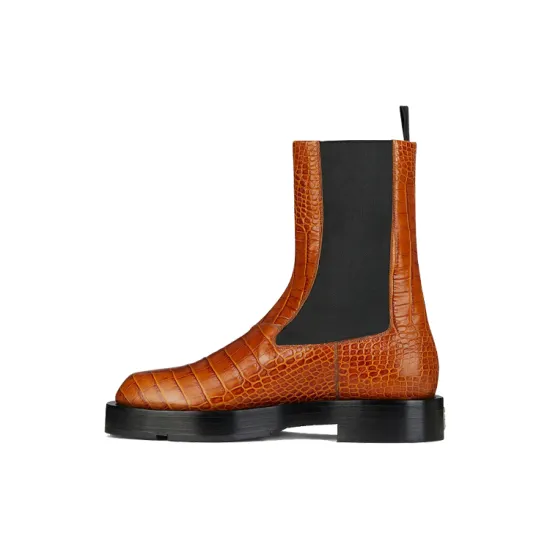 Givenchy Chelsea Boots Men Camel