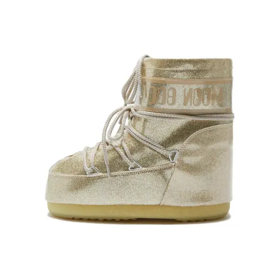 Moon Boot Icon Low Glitter Lace-Up Boots