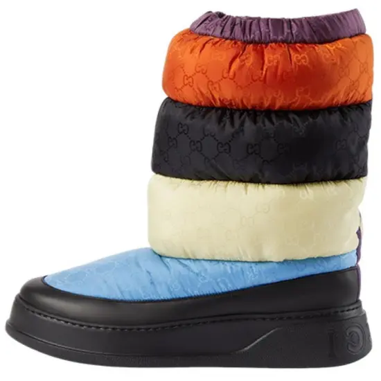 GUCCI Padded Snow Boot 'Black Multi Color'