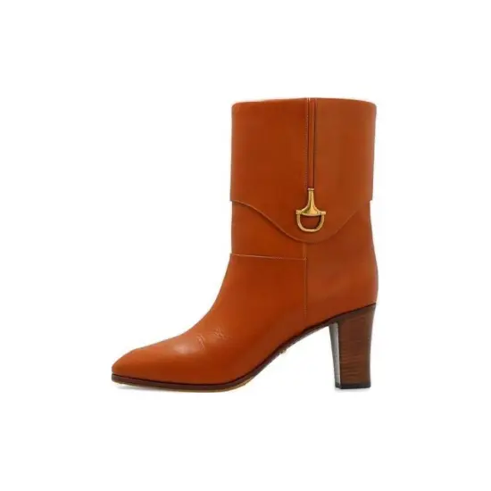 GUCCI Ankle Boots Women's Brown
