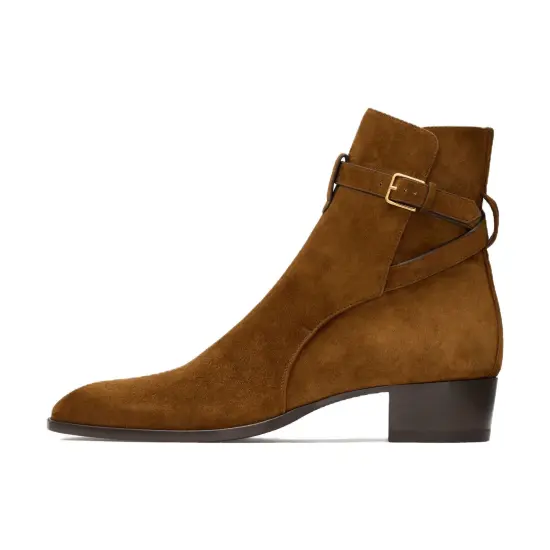 SAINT LAURENT Wyatt Jodphur Boots
