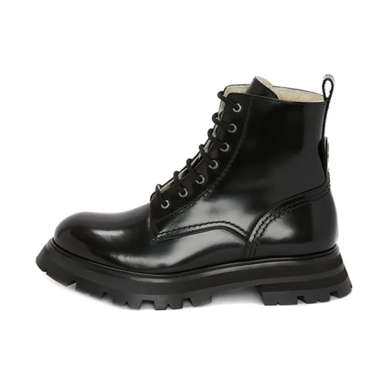 Alexander McQueen Combat Ankle Boots