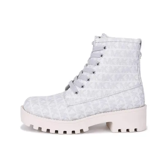 MICHAEL KORS Ankle Boots Women's Light Gray/White