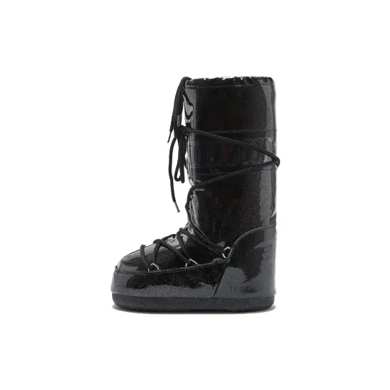 Moon Boot Icon Glitter Lace-Up Boots