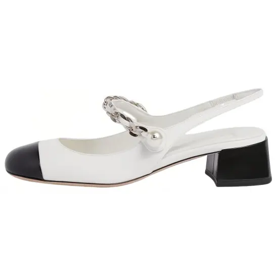MIU MIU High Heels Women's White Black