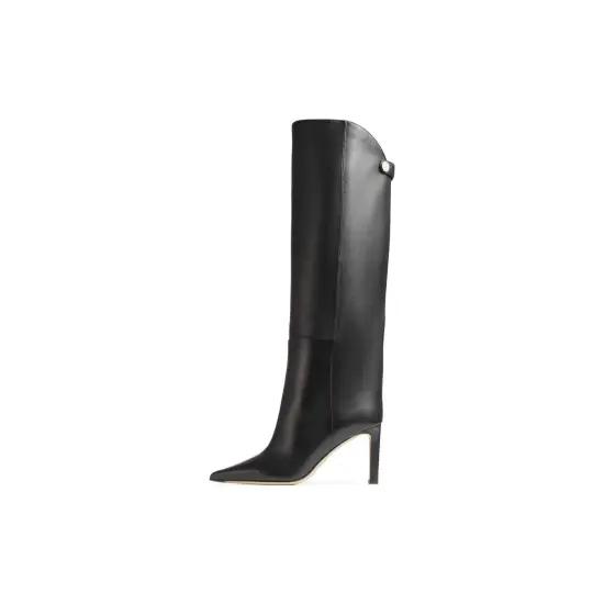 Jimmy Choo Alizze 85mm Leather Boots Women's