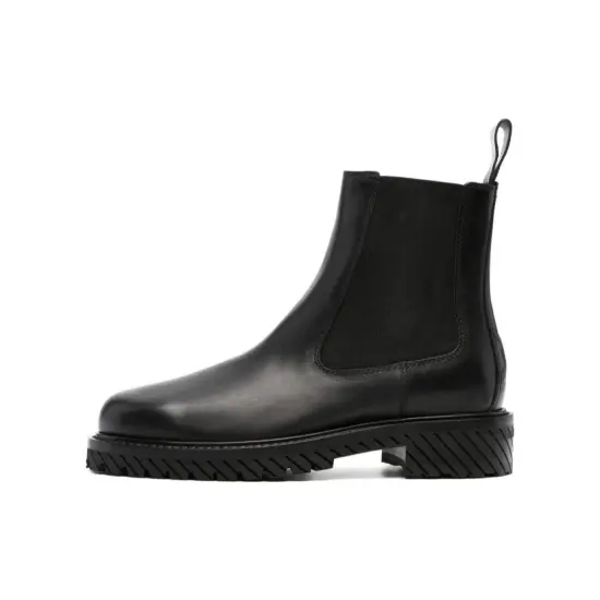 OFF-WHITE Combat Chelsea Boots