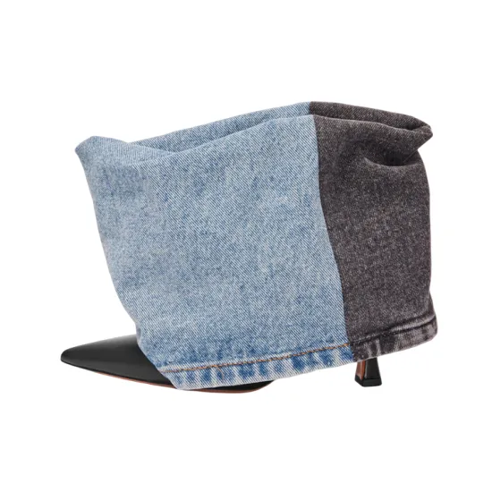 LOEWE Ankle Boots Women's Blue Gray