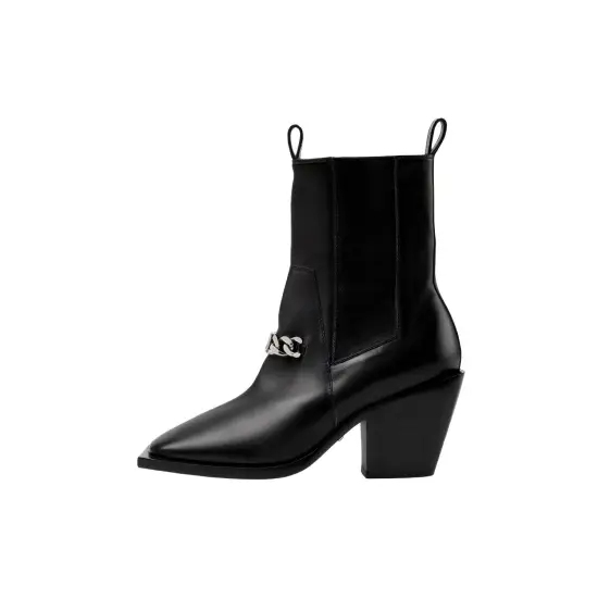GUCCI Short Chelsea Boots Women's Black