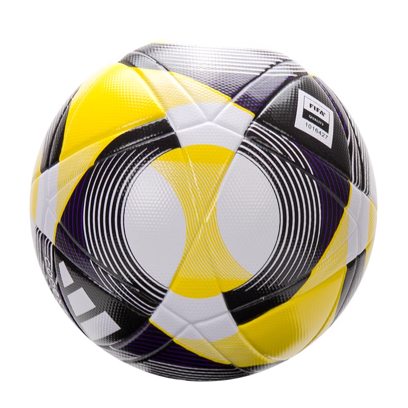 Adidas Size 5 Soccer Ball Pu Unisex Black White Yellow