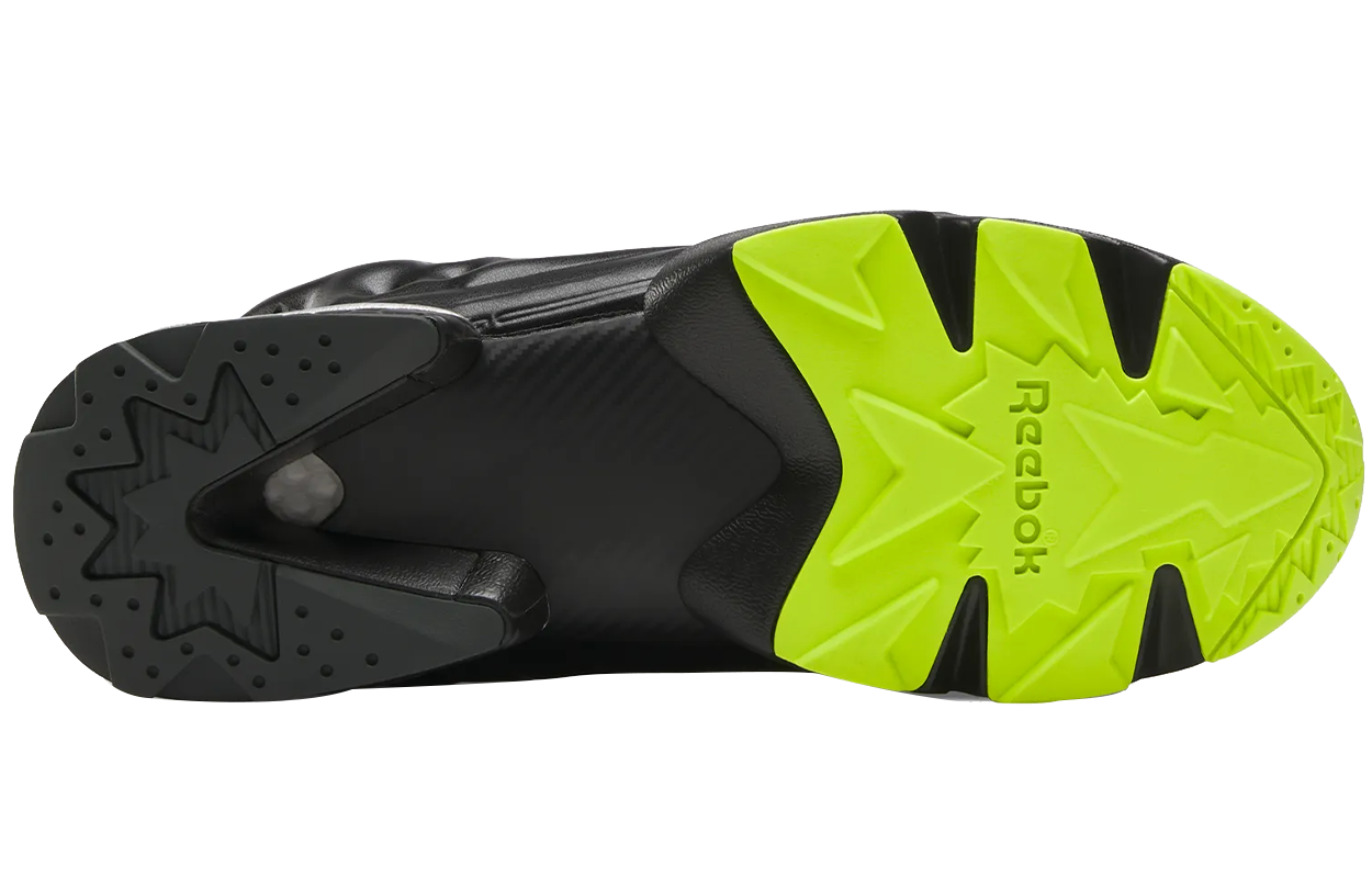 Кроссовки Reebok × ARIES INSTA PUMP FURY 94 (черные) — Чёрный / серебристый — фото 5