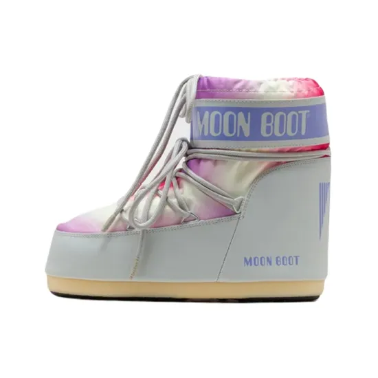 Moon Boot Icon Low Tie-Dyed Lace-Up Boots
