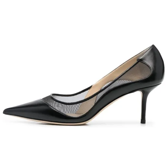 Jimmy Choo Love High Heels Women's Black