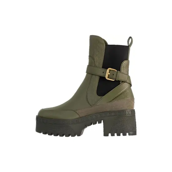 LOUIS VUITTON Chelsea Boots Women's Green