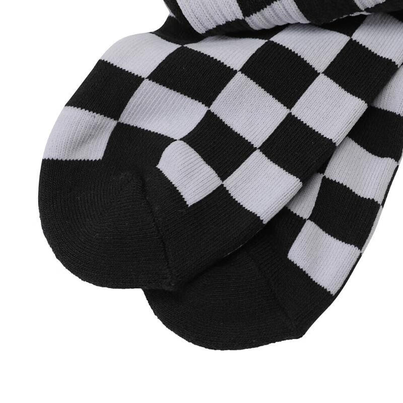 Vans CHECKERBOARD CREW Socks Unisex 1 Pack Black White