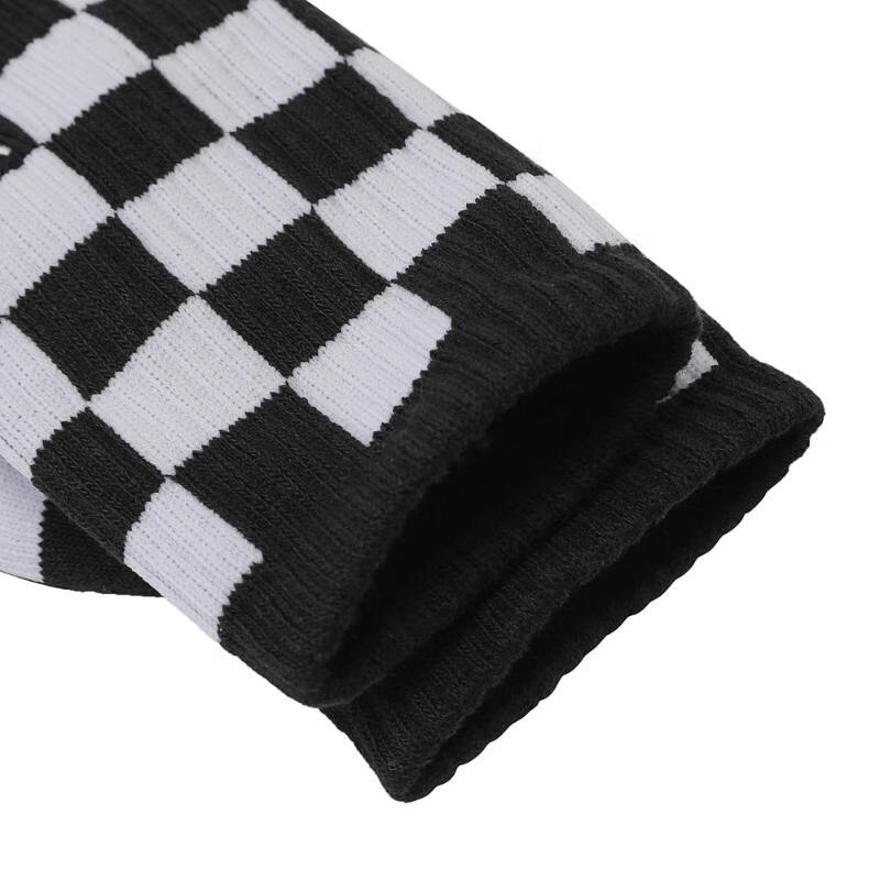 Vans CHECKERBOARD CREW Socks Unisex 1 Pack Black White