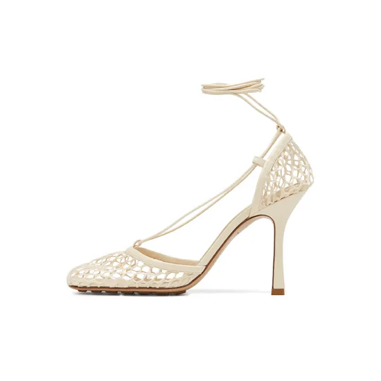 Bottega Veneta Stretch Slim Heel High Heels 9cm Women's Fabric Color