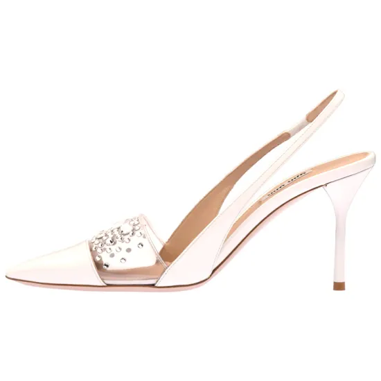 MIU MIU High Heels Women's White