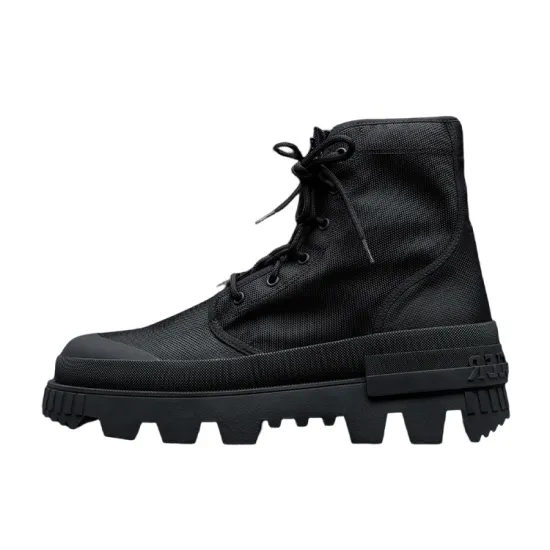 Moncler Ankle Boots 5cm Men's Black