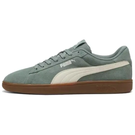 PUMA Smash 3.0 Low Top Skateboard Shoes Unisex Turquoise White Brown