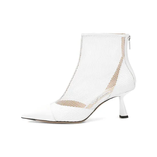 Jimmy Choo Ankle Boots Women's White