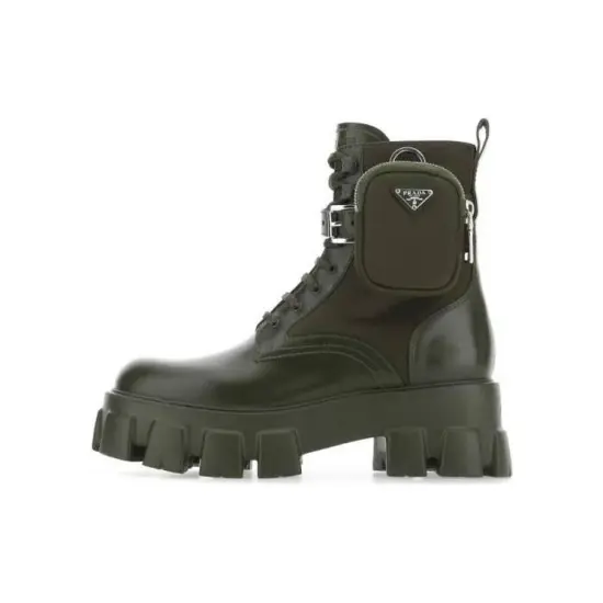 PRADA Monolith Ankle Boots
