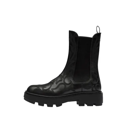 MIU MIU Chelsea Boots Women's Black