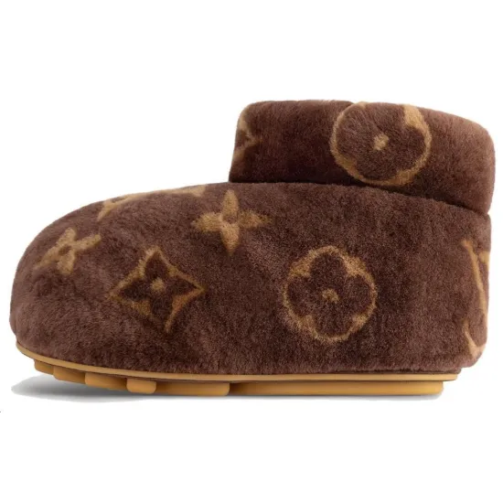 LOUIS VUITTON LV Footprint Low Boot Marron