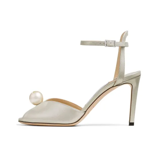 Jimmy Choo Sacora Strap Sandals Women's Champagne