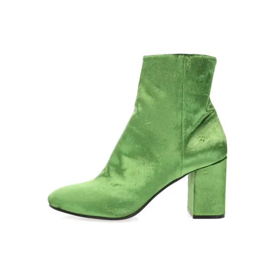 Balenciaga Ville Ankle Boots 'Green' Women's