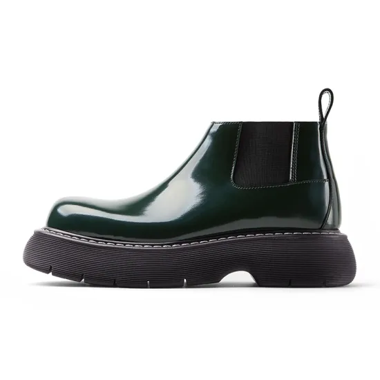 Bottega Veneta The Bounce Swell Shoe Dark Green
