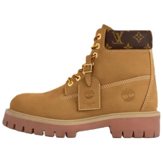 Timberland X LOUIS VUITTON Martin Boots Men Brown
