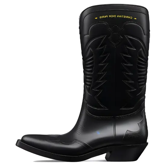 DIOR WIND Ankle Boots 4.5cm Women's Black