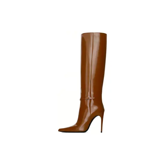 SAINT LAURENT Vendome Pointed Toe Boots Women's
