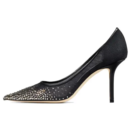 Jimmy Choo Love High Heels Women's Black