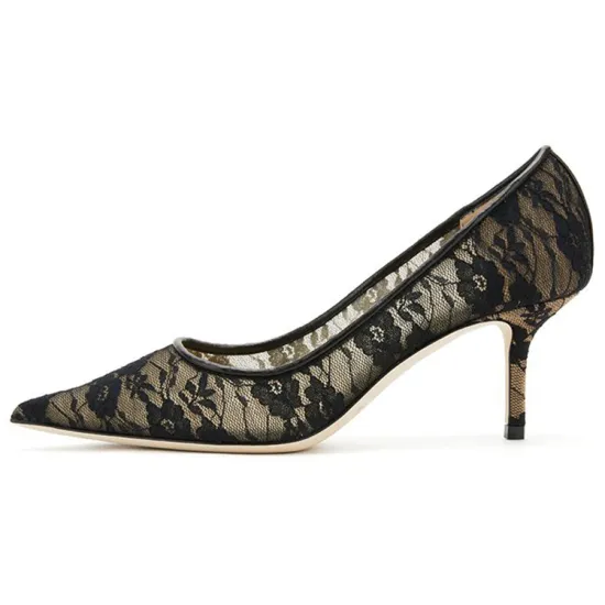 Jimmy Choo Love High Heels Women's Black