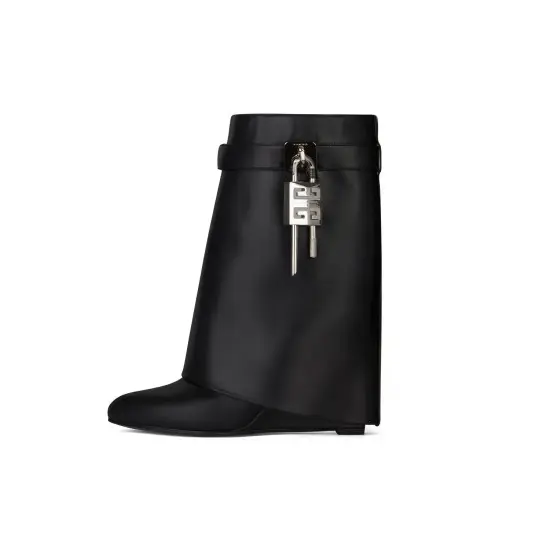 Givenchy Shark Lock Ankle Boots Women's Black