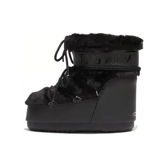 Moon Boot Icon Low Faux-Fur Lace-Up Boots