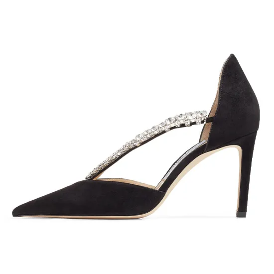 Jimmy Choo Bee High Heels Women's Black