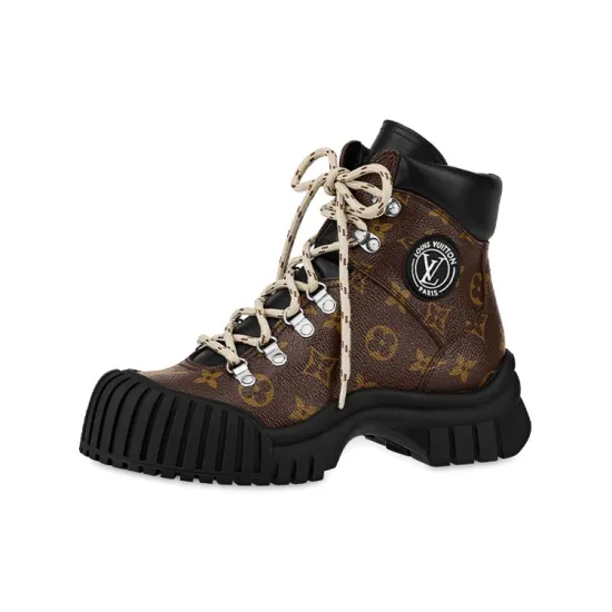 LOUIS VUITTON Martin Boots Women's Brown