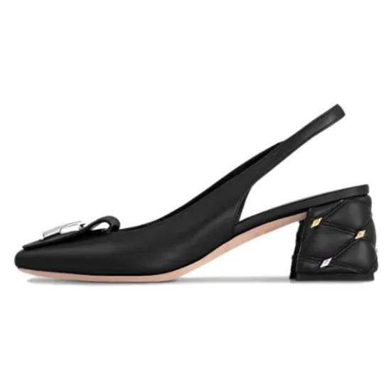 LOUIS VUITTON Shake High Heels Women's Black