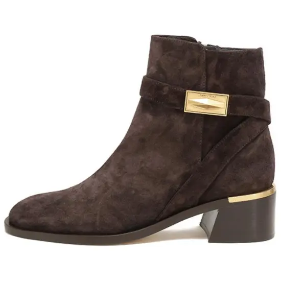 Jimmy Choo Ankle Boots Women's Dark Coffee