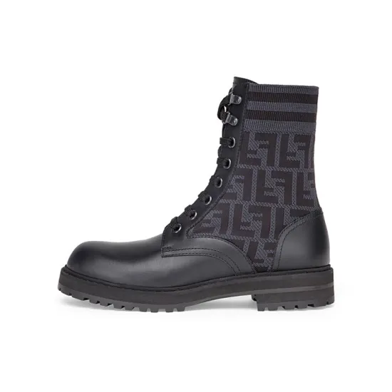 FENDI Martin Boots Men Black