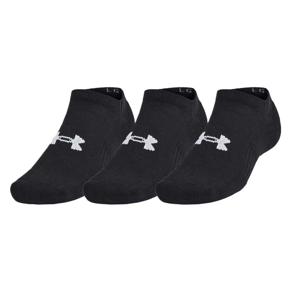 Under Armour Raining Ankle Socks Unisex 3 Pack Black