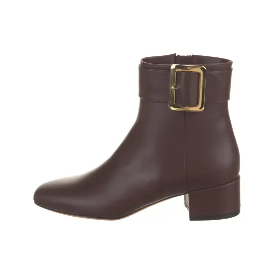BALLY Ankle Boots Women's Burgundy