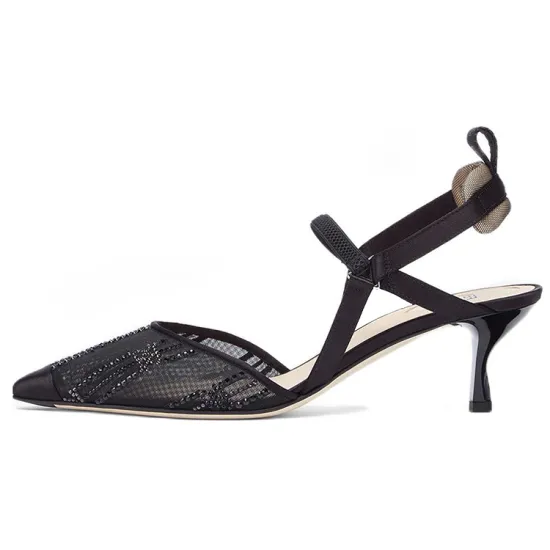 FENDI Colibri High Heels Women's Black