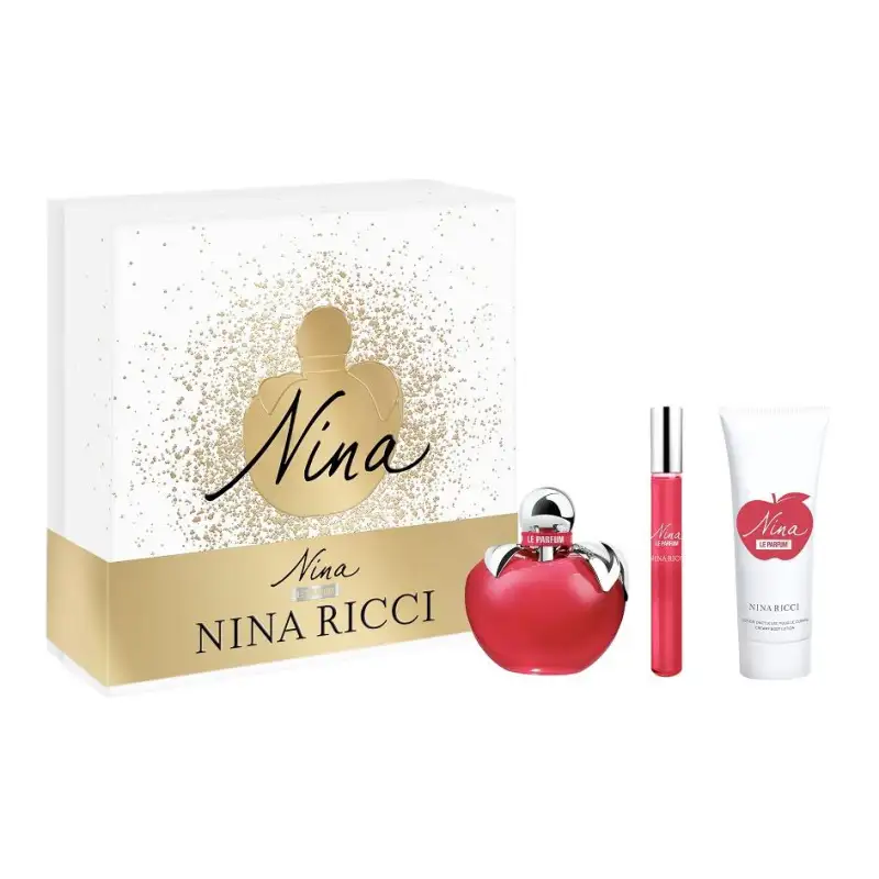 Nina ricci, apple, perfume, set, 50 ml, 75 ml, 10 ml